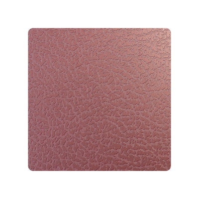 Embossed Textured Metal Sheet with Concave-Convex Pattern Customized 304 High Resolution Stainless Steel Texture