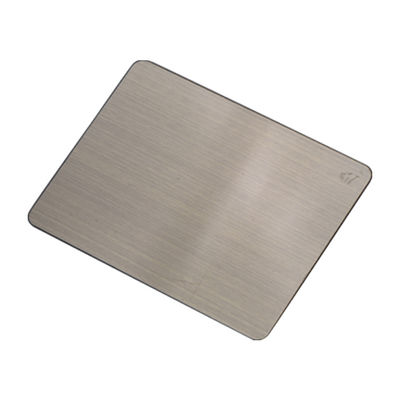 0.8mm Brushed 201 304 Stainless Steel Sheet For Wall Panel Natural Color