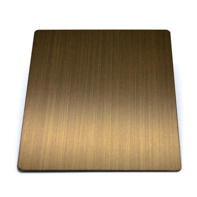 Anti Fingerprint HL 304 Decorative Stainless Steel Sheet 0.3 Mm JIS plate