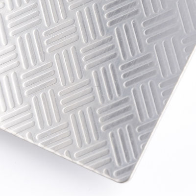 Diamond Embossed Stainless Steel Sheet Custom Cut 3mm Thickness