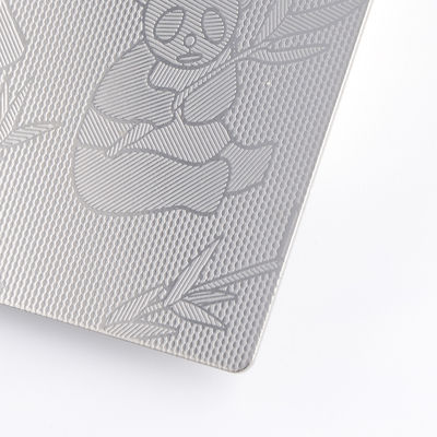 0.3mm Thickness Embossed Stainless Steel Sheet For Architectural Unique Striking