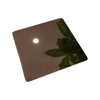 PVD Coating Mirror Stainless Steel Sheet With Durability Shine