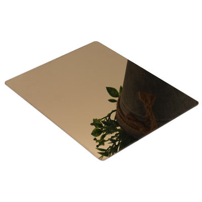 316 PVD Mirror Stainless Steel Sheet 0.8mm Thickness Customize