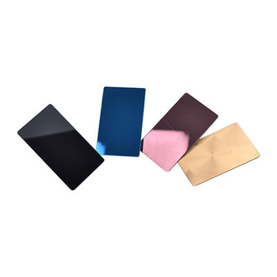 0.5mm Decorative Stainless Steel Sheet PVD Color Coat Gold Mirror Finish