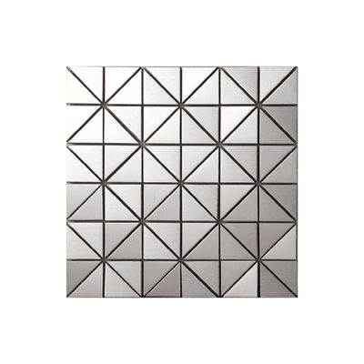 Kitchen 3D Mosaic Decorative Stainless Steel Wall Tiles Backsplash AISI 1219X2438mm