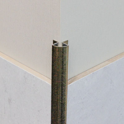 Customized Vibration Decorative Stainless Steel Tile Trim 8mm 2.7m length