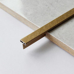 10mm Height 201 Stainless Steel Floor Edge Trim Strips ODM For Wall Decoration