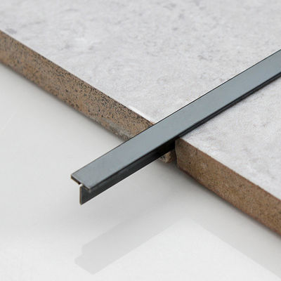 Mirror Stainless Steel U Channel Trim 0.18-0.4mm Stainless Steel Tile Edging Strip 3m