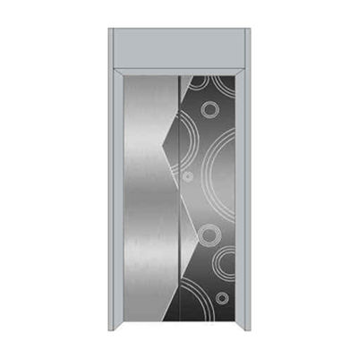 Metal Escalator And Elevator Door Panel Etching Mirror 1250mm Width