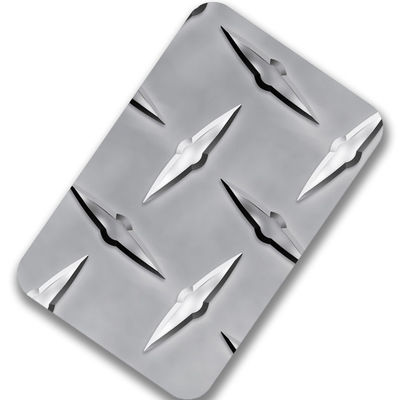 ASME SS410 Checkered Stainless Steel Floor Plate 3mm Stainless Steel Sheet