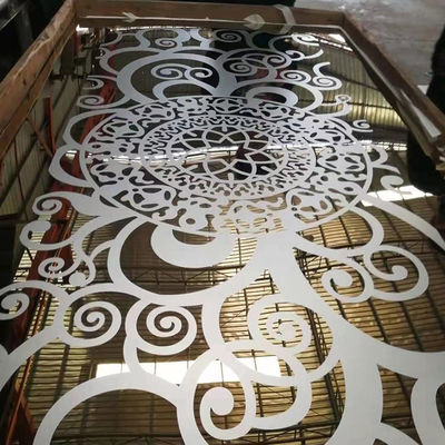 1000mm Metal Stainless Steel Sheet Custom Decorative Etching Patterns For Elevator Cabins Door