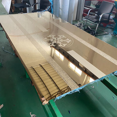Customized 304 316 Elevator Stainless Steel Sheet Mirror Etching Plate