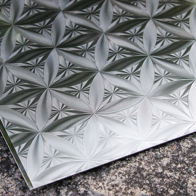 Embossed Decorative Stainless Steel Sheet 3D For Wall Panel