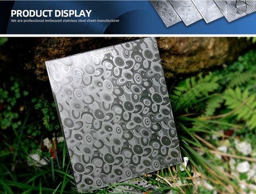 Embossed 201 304 316 Stainless Steel Sheet For Wall Decoration