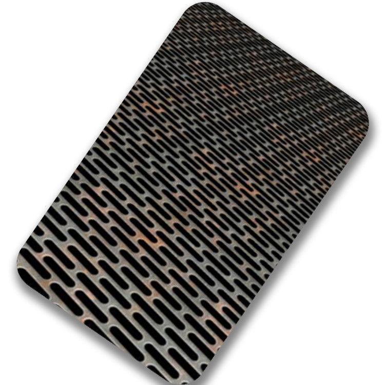 201 Hot Rolled Perforated Metal Sheet 4x8 4x10 2mm Perforated Stainless ...