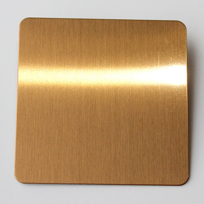 SUS 304 Satin Champagne Gold No.4 #4 Brush Finish Stainless Steel By ...