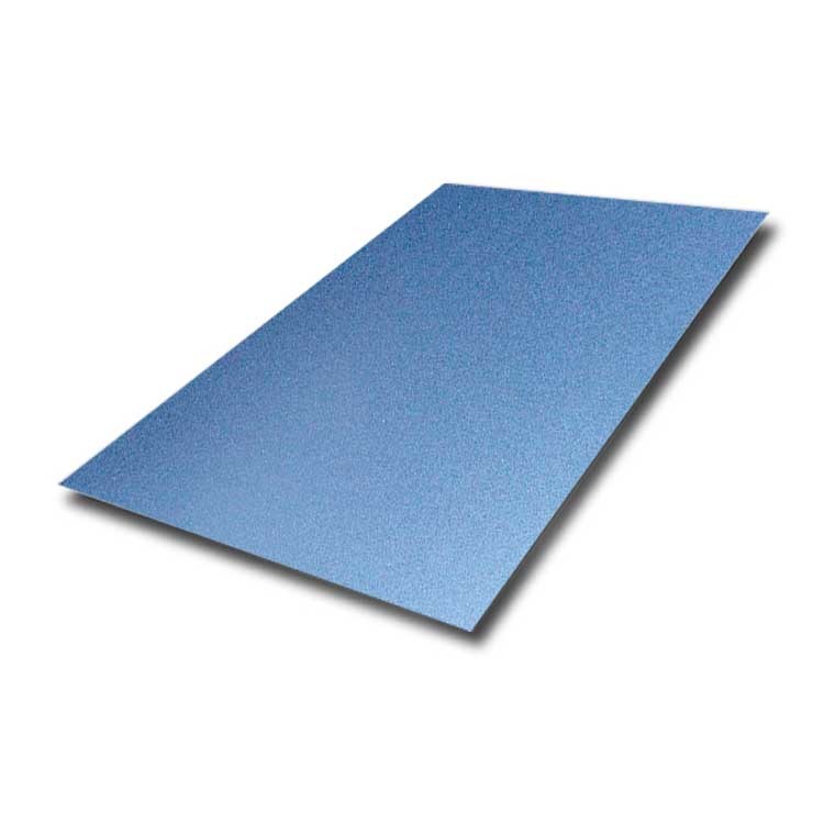 Sky Blue Color 0.8MM Thick 4x8 Stainless Steel Sandbleasting Sheet AFP Finish