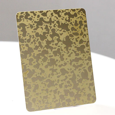 Good price 201 304 Decorative Pvd Color Etched Stainless Steel Sheet For Construction Projects online