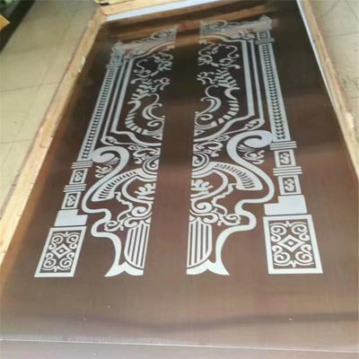 Good price 201 Elevator Stainless Steel Sheet 4x8 2000mm Length Mirror Etched Design Plate online