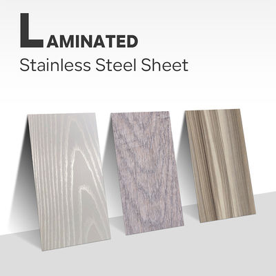 Good price Cold Rolled 316 Stainless Steel Sheet 304 Ss Laminate Plate For Elevator Decorative Wood Grain online