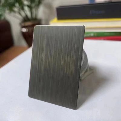 Good price Hairline HL Brushed Finish Stainless Steel Sheet 0.5mm Thickness Stainless Steel Plate online