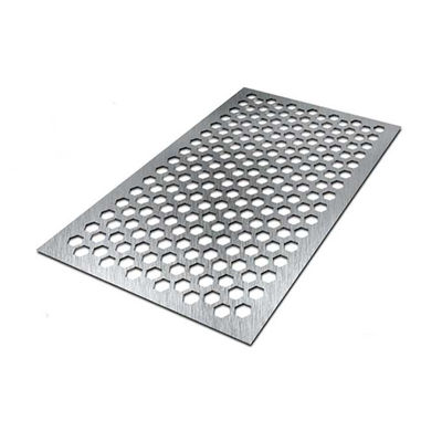 Good price Hygiene 304 316 Perforated Stainless Steel Sheet 0.3mm For Perforated Grill Mesh online