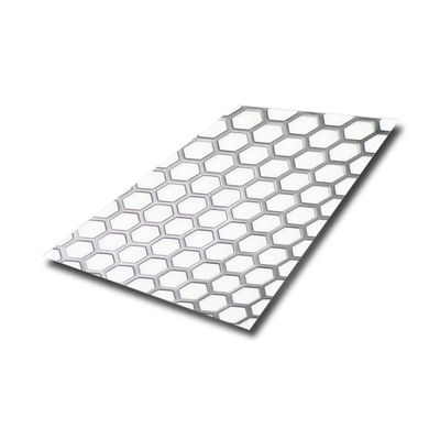 Good price Hexagonal Perforated Stainless Steel Sheet 2mm 3mm Thick online