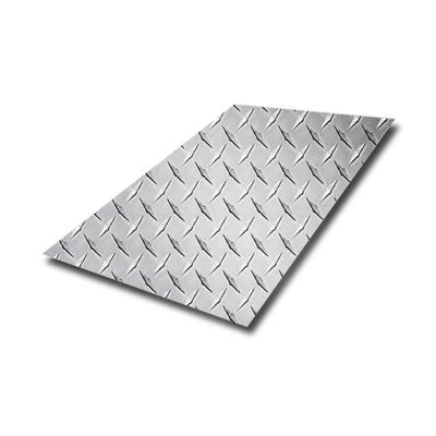 Good price 1500mm Width SS Steel Sheet 304 Stainless Steel Diamond Shaped Checkered Plates online