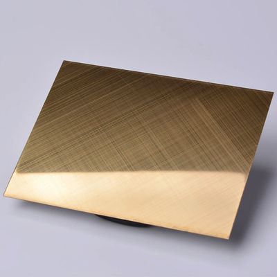 Good price Hotel 0.8mm Decorative Stainless Steel Sheet 4X8 With PVC Film online