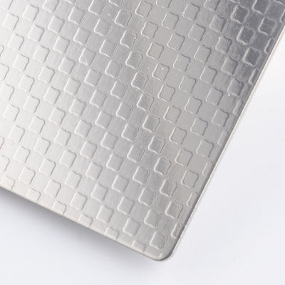 Good price Diamond Embossed Stainless Steel Sheet Custom Cut 3mm Thickness online
