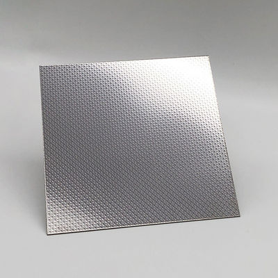 Good price 0.3mm Thickness Embossed Stainless Steel Sheet For Architectural Unique Striking online