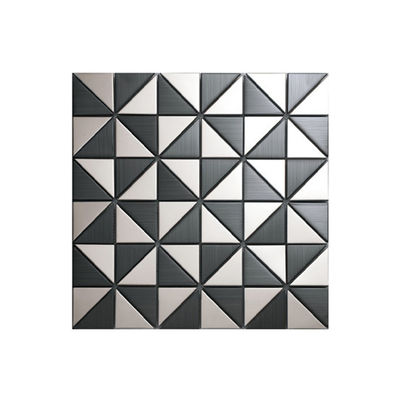 Good price Kitchen 3D Mosaic Decorative Stainless Steel Wall Tiles Backsplash AISI 1219X2438mm online