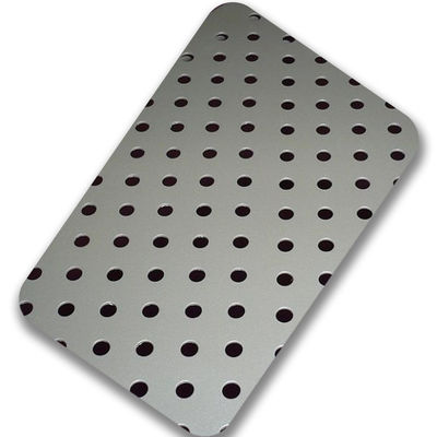 Good price 304 0.5mm 0.7mm 0.8mm Perforated Stainless Steel Sheet Wall Covering online