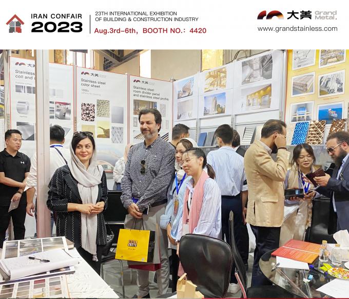 latest company news about Leading Stainless Steel Decorative Materials Enterprise to Showcase at Iran Construction Expo, Demonstrating Innovation and Quality  0