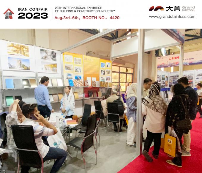 latest company news about Leading Stainless Steel Decorative Materials Enterprise to Showcase at Iran Construction Expo, Demonstrating Innovation and Quality  1