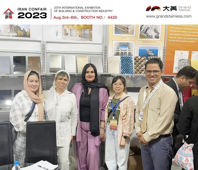 latest company news about Leading Stainless Steel Decorative Materials Enterprise to Showcase at Iran Construction Expo, Demonstrating Innovation and Quality  2
