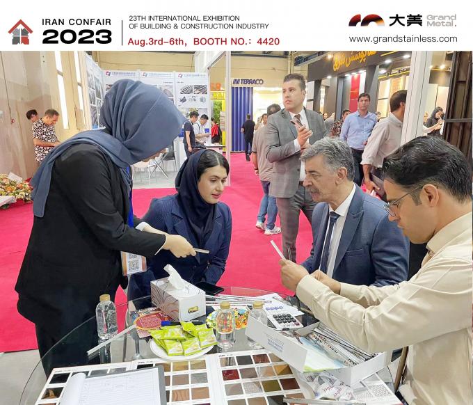 latest company news about Leading Stainless Steel Decorative Materials Enterprise to Showcase at Iran Construction Expo, Demonstrating Innovation and Quality  3