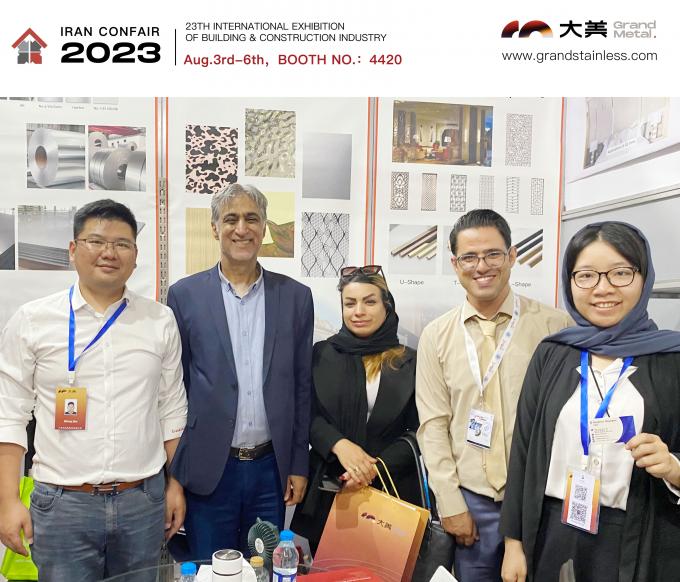 latest company news about Leading Stainless Steel Decorative Materials Enterprise to Showcase at Iran Construction Expo, Demonstrating Innovation and Quality  7