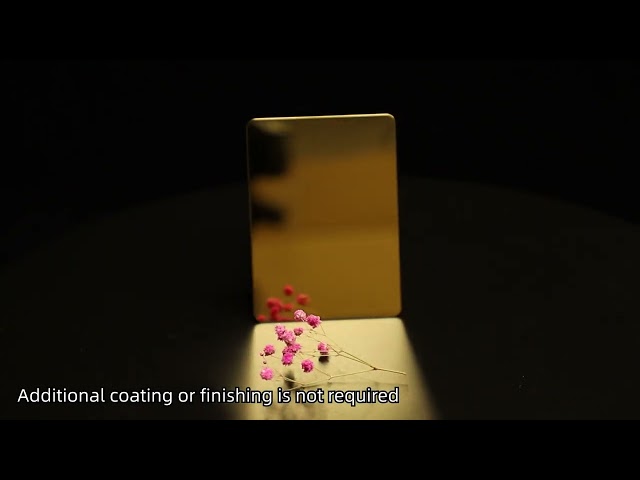Company videos About 201 304 316 color 8k mirror decorative stainless steel sheet for wholesales
