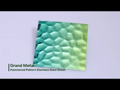 8K Mirror Stamped Stainless Steel Sheet 0.5mm Water Ripple Stainless Steel Ceiling Plate