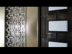 1219X2438mm Metal Surface Stainless Steel Room Divider For Hotel Lobby Partition