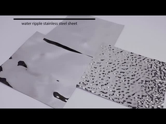 water ripple stainless steel sheet ss 201 304 Metal decorative plate